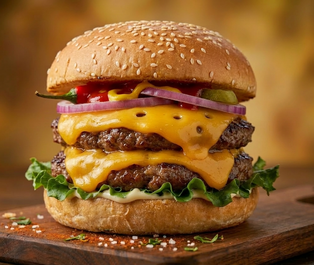 Hamburguesa Doble Queso
